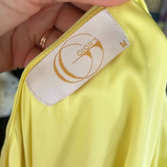NWOT Gigii’s (Neiman Marcus) Denisa Dress In Yellow Size Medium MSRP $555 - Picture 5 of 10